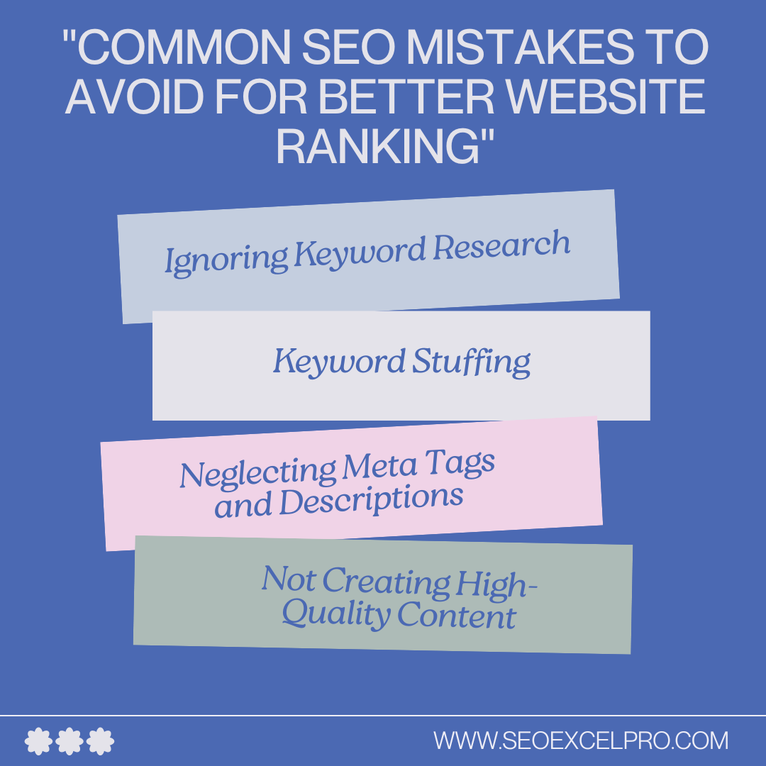 In today’s competitive digital landscape, leveraging the right SEO services is essential to improve your website's ranking. However, even the most seasoned SEO experts can fall into common traps that hinder performance. Avoiding these mistakes will help ensure your site reaches its full potential.